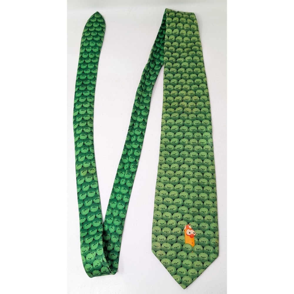 Vintage Veggie Tales Cartoon Eagles Wings Silk Tie‎ 56x3.75 in.